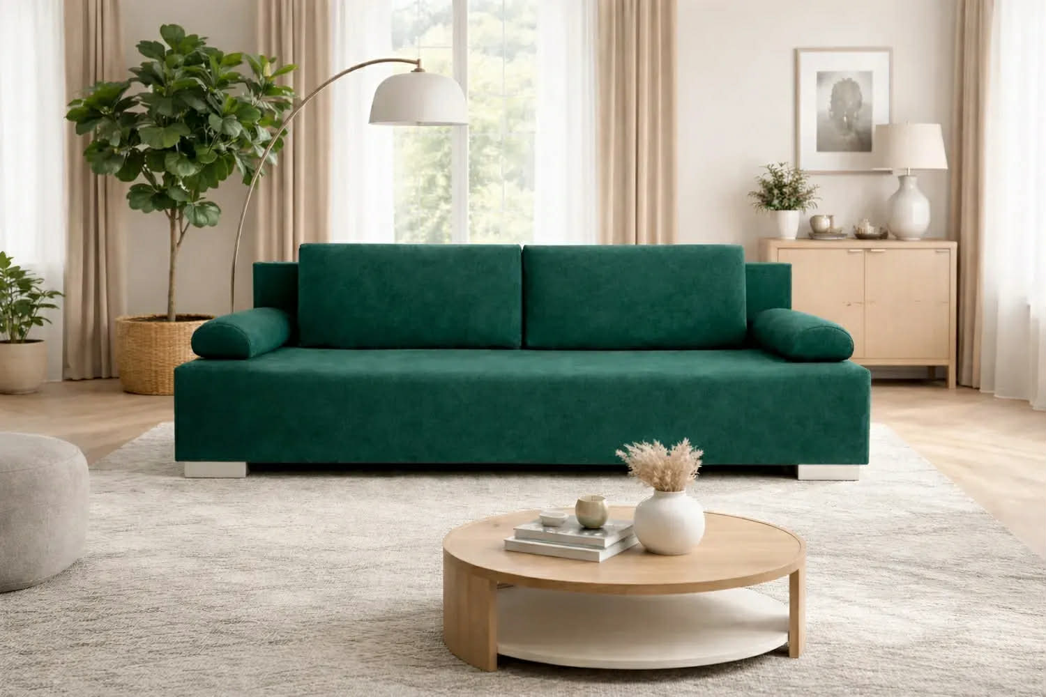 Sofa Klaudia – wygodna i funkcjonalna sofa z pojemnikiem na pościel
